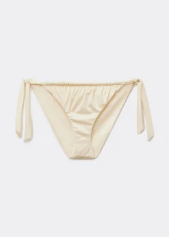 Bikini-Slip mit seitlichen Bändern Shiny Satin