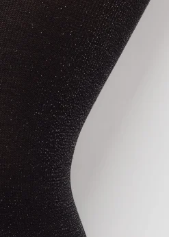 Blickdichte Strumpfhose 70 Denier mit Glitzer für Mädchen