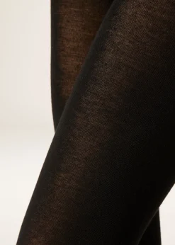 Blickdichte Strumpfhose Matt mit Kaschmir und Modal