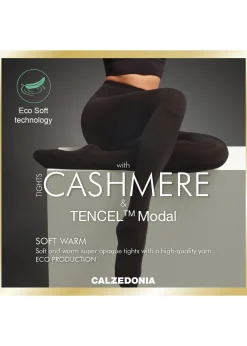 Blickdichte Strumpfhose Matt mit Kaschmir und Modal
