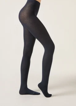 Blickdichte Strumpfhose Matt mit Kaschmir und Modal