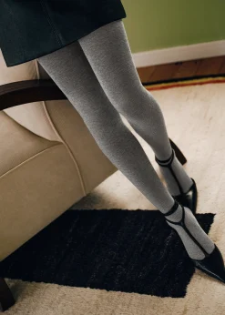Blickdichte Strumpfhose Matt mit Kaschmir und Modal