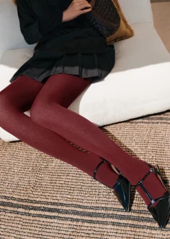 Blickdichte Strumpfhose Matt mit Kaschmir und Modal
