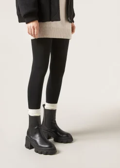 Blickdichte Thermo-Strumpfhose Matt