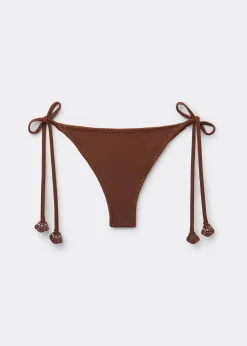 Brazilian-Bikinihose Floral Crochet