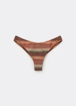 Brazilian-Bikinihose Golden Chevron