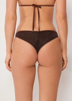 Brazilian-Bikinihose Metallic Glow