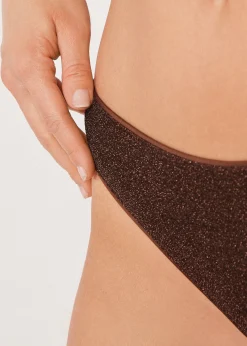 Brazilian-Bikinihose Metallic Glow