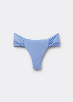 Brazilian-Bikinihose mit Drapierung Premium Fit