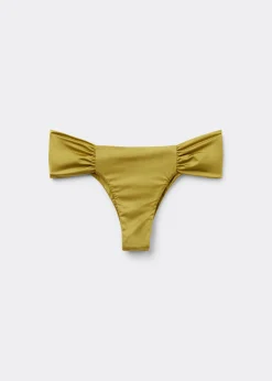 Brazilian-Bikinihose mit Drapierung Shiny Satin