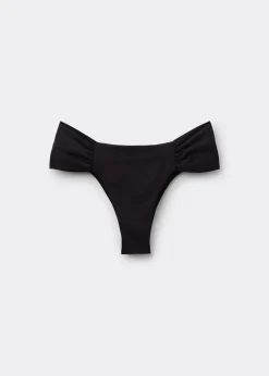 Brazilian-Bikinihose mit Drapierung Premium Fit