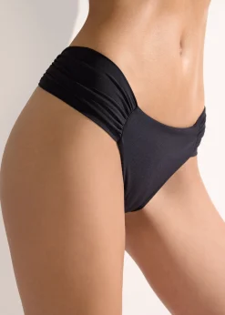 Brazilian-Bikinihose mit Drapierung Premium Fit