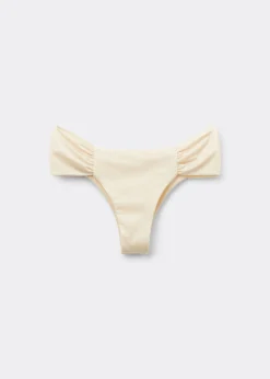 Brazilian-Bikinihose mit Drapierung Shiny Satin