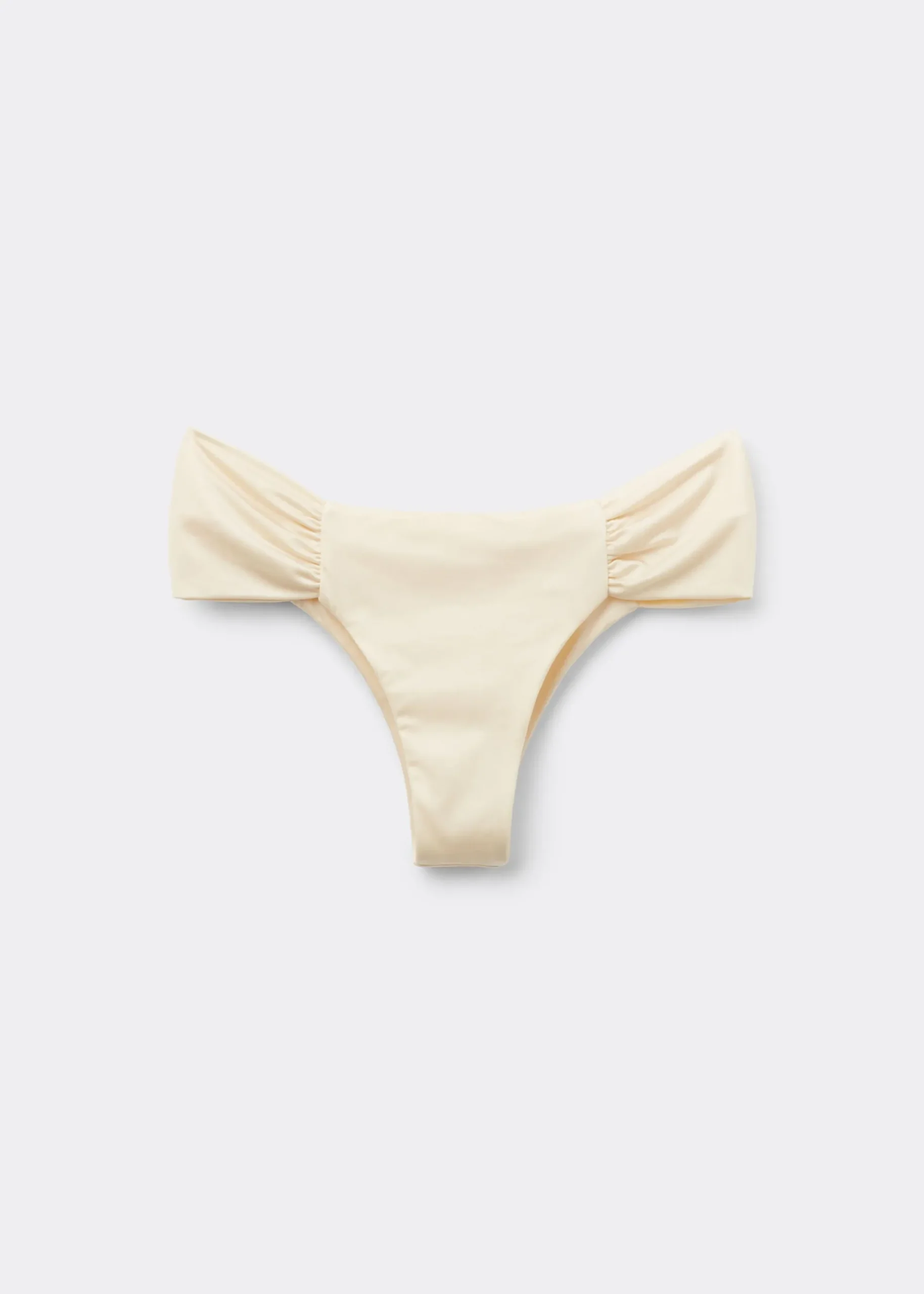 Brazilian-Bikinihose mit Drapierung Shiny Satin