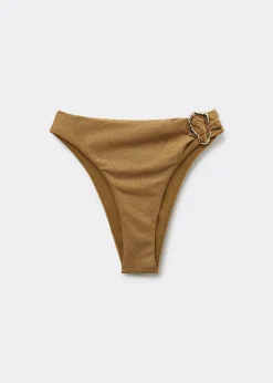 Brazilian-Bikinihose mit hohem Bund Sophisticated Shine