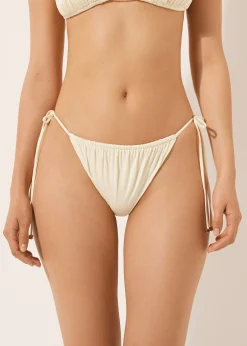 Brazilian-Bikinihose mit schmalen Bändchen Shiny Satin