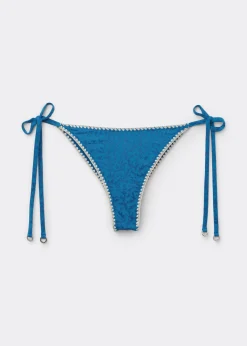 Brazilian-Bikinihose mit schmalen Bändchen Sea Corals