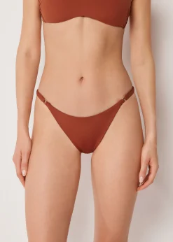 Brazilian-Bikinihose mit schmalen Seiten Premium Fit