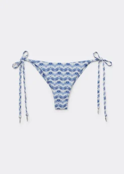 Brazilian-Bikinihose mit schmalen Bändchen Water Reflection