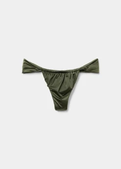 Brazilian-Bikinihose mit schmalen Seiten Shiny Satin