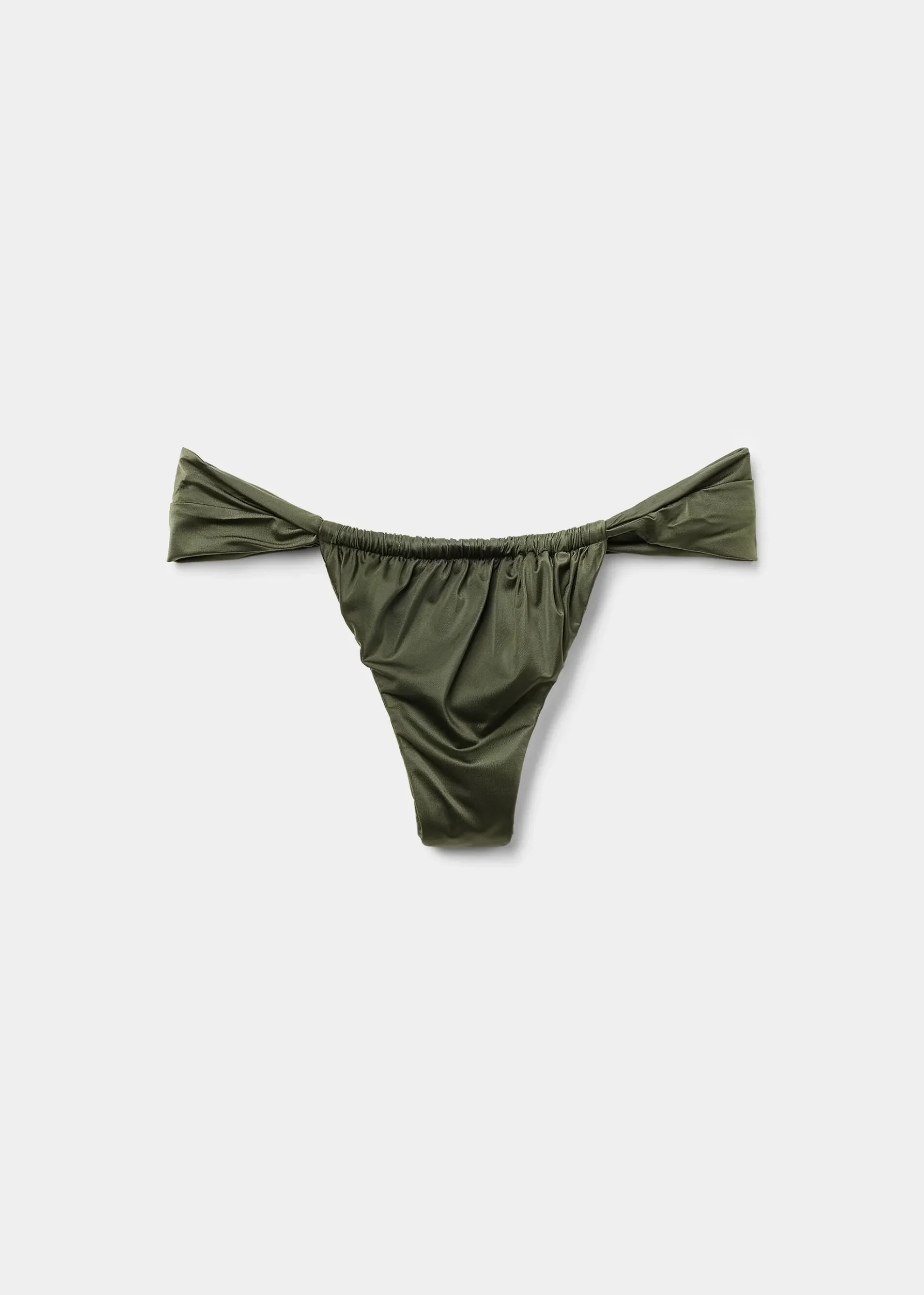 Brazilian-Bikinihose mit schmalen Seiten Shiny Satin