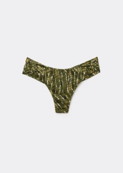 Brazilian-Bikinihose Natural Tie-Dye
