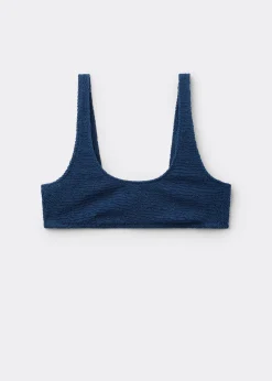 Bustier-Bikinioberteil Crinkle Waves