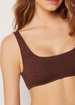 Bustier-Bikinioberteil Crinkle Waves