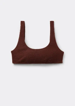 Bustier-Bikinioberteil Crinkle Waves