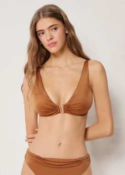 Bustier-Bikinioberteil Shiny Satin