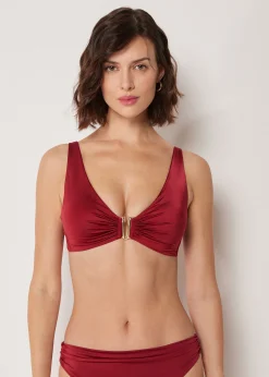 Bustier-Bikinioberteil Shiny Satin