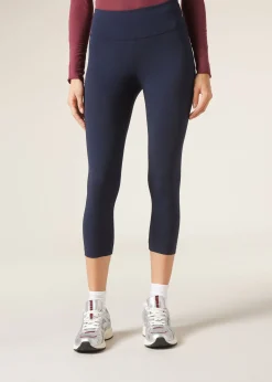 Caprileggings aus Baumwolle