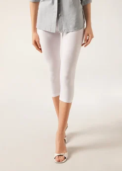 Caprileggings aus Baumwolle