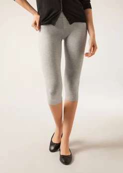 Caprileggings aus Baumwolle