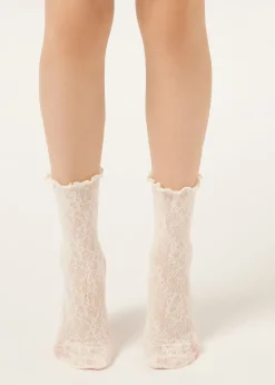 Elegante transparente Mädchensocken