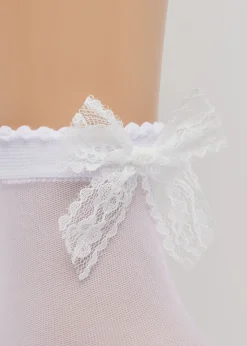 Elegante transparente Mädchensocken