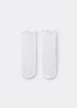 Elegante transparente Mädchensocken