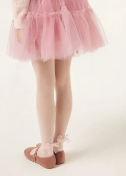 Elegante transparente Strumpfhose für Mädchen