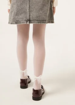 Elegante transparente Strumpfhose für Mädchen