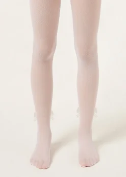 Elegante transparente Strumpfhose für Mädchen