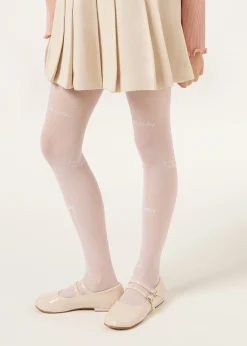 Elegante transparente Strumpfhose für Mädchen