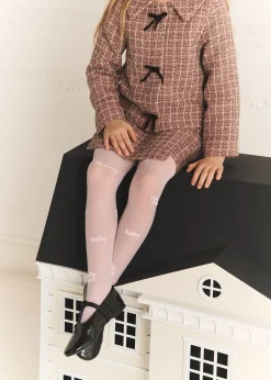 Elegante transparente Strumpfhose für Mädchen