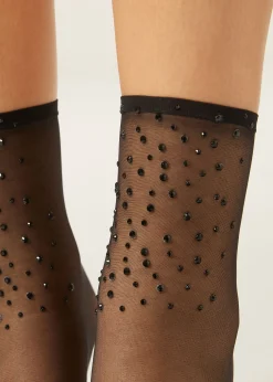 Feinsöckchen mit Strass