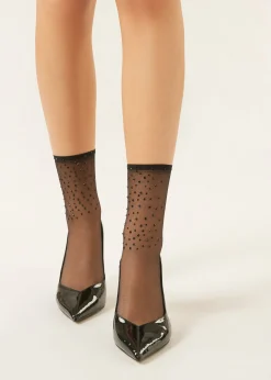 Feinsöckchen mit Strass
