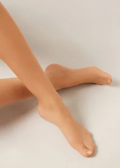 Feinstrumpfhose Matt Invisible mit Make-up-Effekt 15 Denier