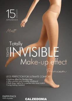Feinstrumpfhose Matt Invisible mit Make-up-Effekt 15 Denier