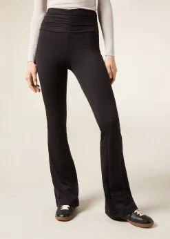 First Class Softness Flare Leggings mit Raffung