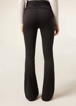 First Class Softness Flare Leggings mit Raffung
