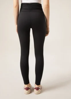 First Class Softness Leggings mit Raffung