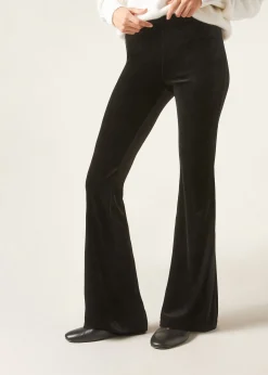 Flare-Hose aus Samt